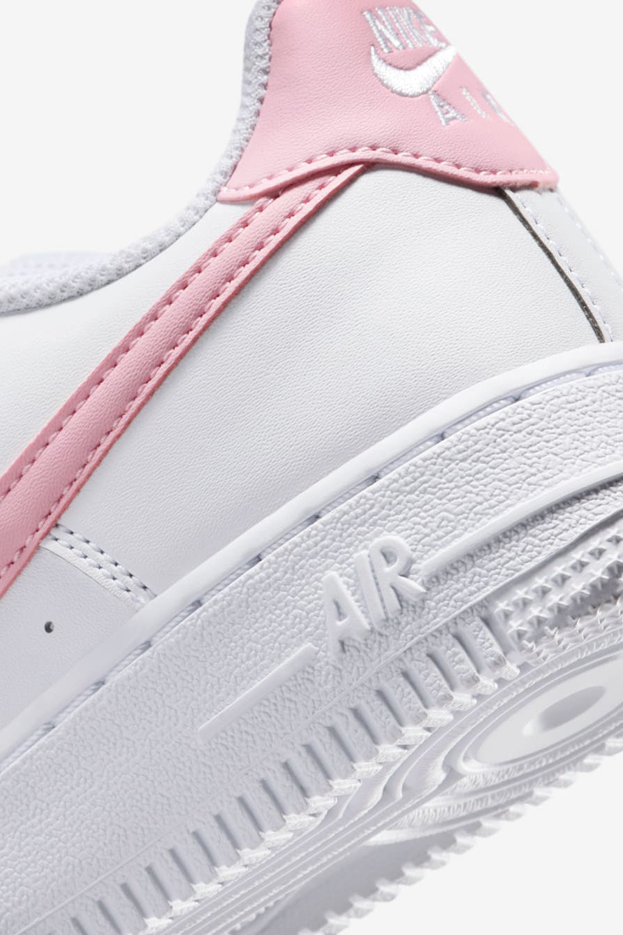 Air Force 1 Sneaker - White + Med Soft Pink