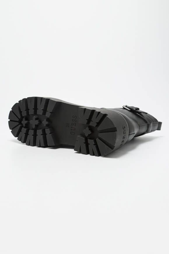 Vaires Plateau Schnürstiefelette - Black
