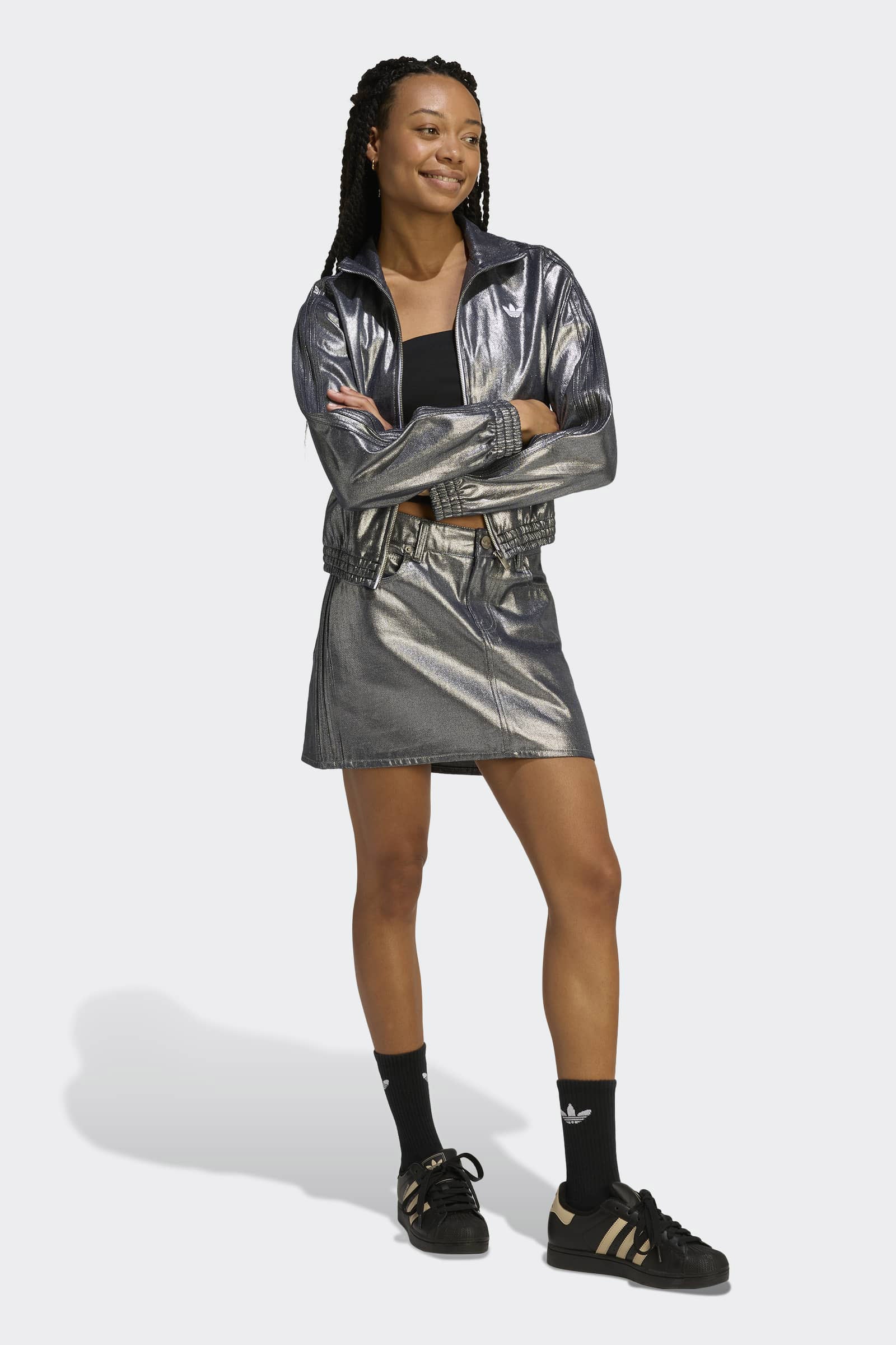 Adicolor Classic Firebird Bomberjacke - Silver Metallic