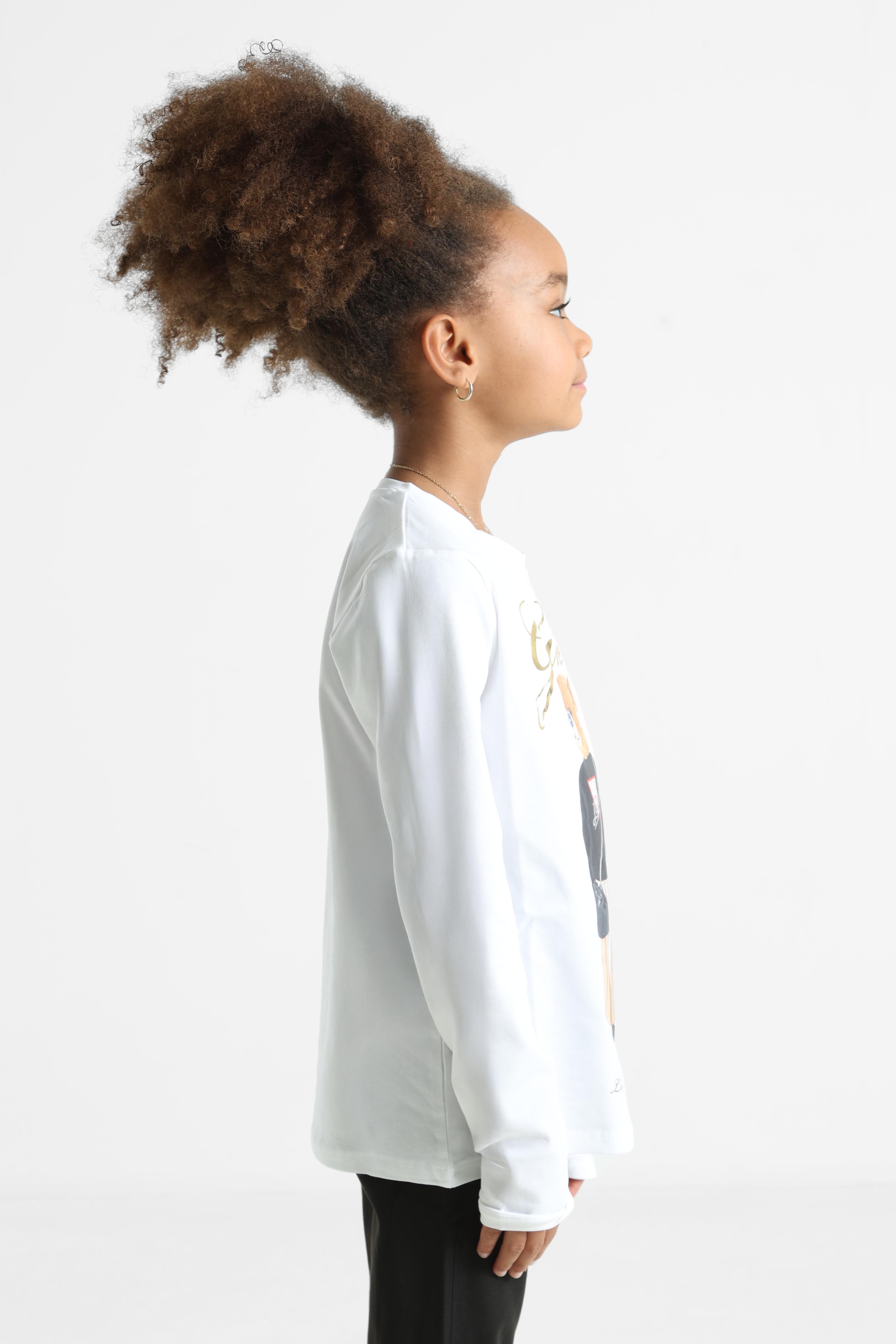 Langarmshirt - Pure White