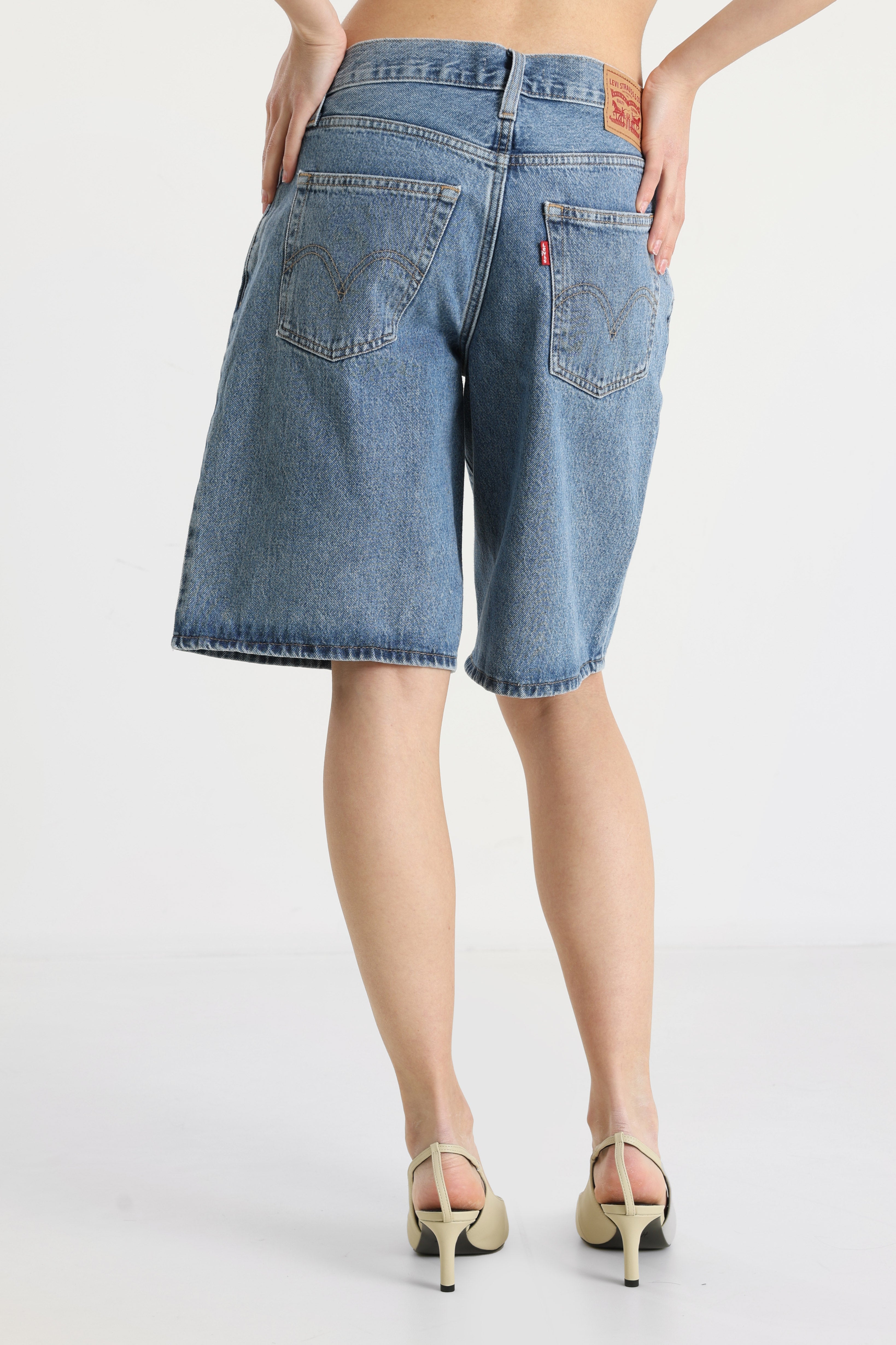 Baggy Jeansshorts - Twisted Stone