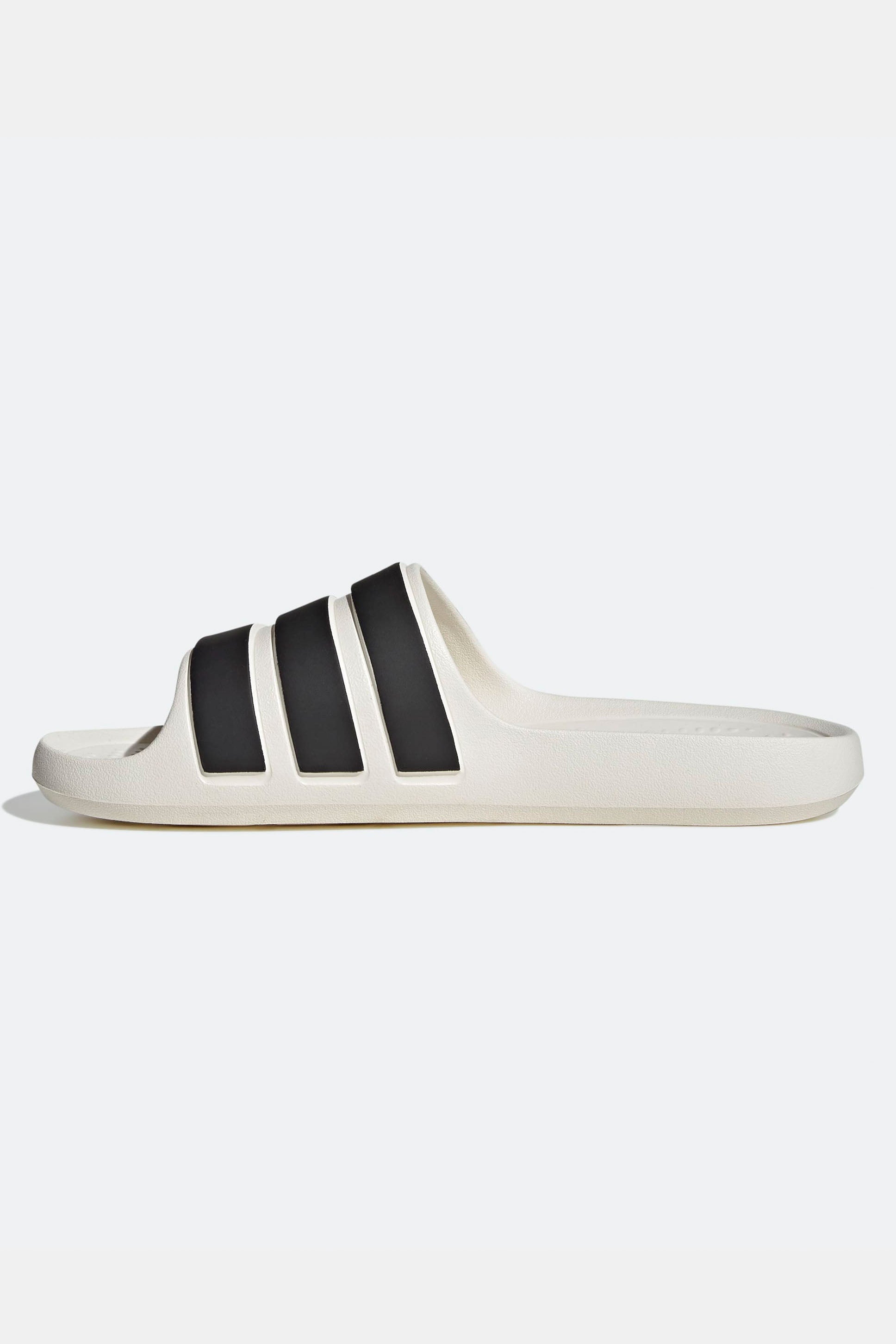 Adilette Flow Pantoletten - Offwhite + Black