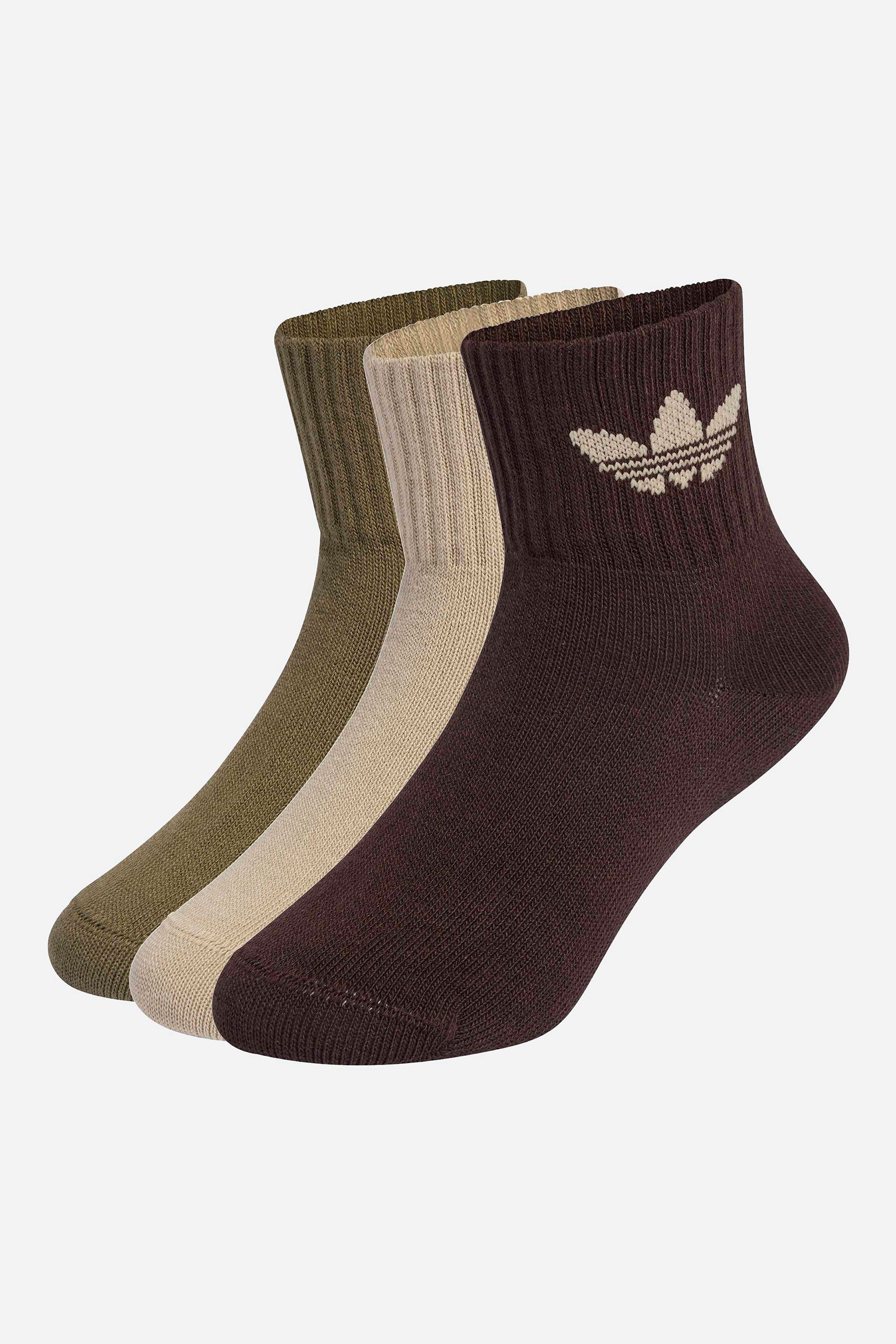 Dreierpack Socken - Stone Khaki + Olive Strata + Aurora Coffee