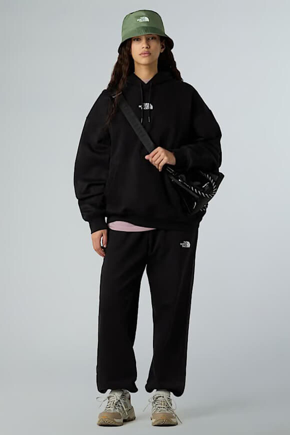 Oversize Kapuzensweatshirt - Black