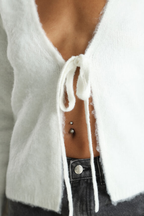 Strickjacke - Offwhite