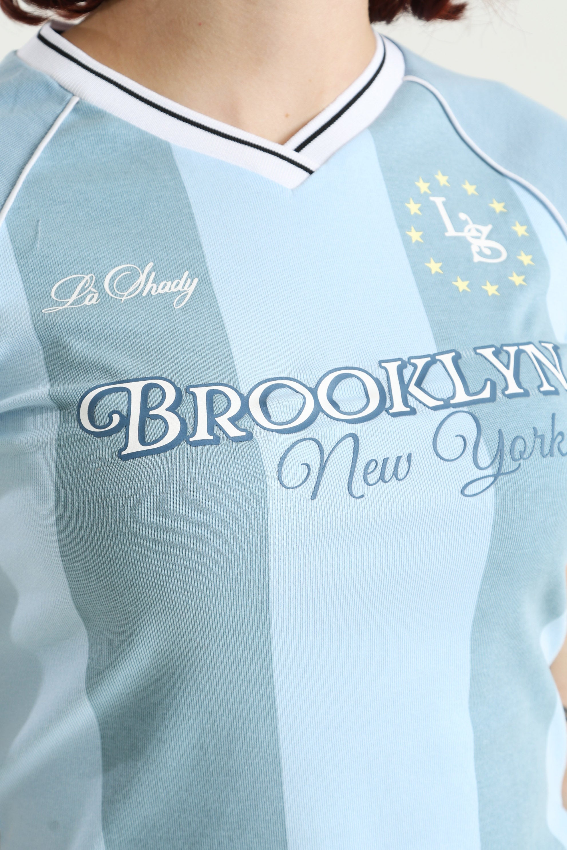 Crop T-Shirt - Blau