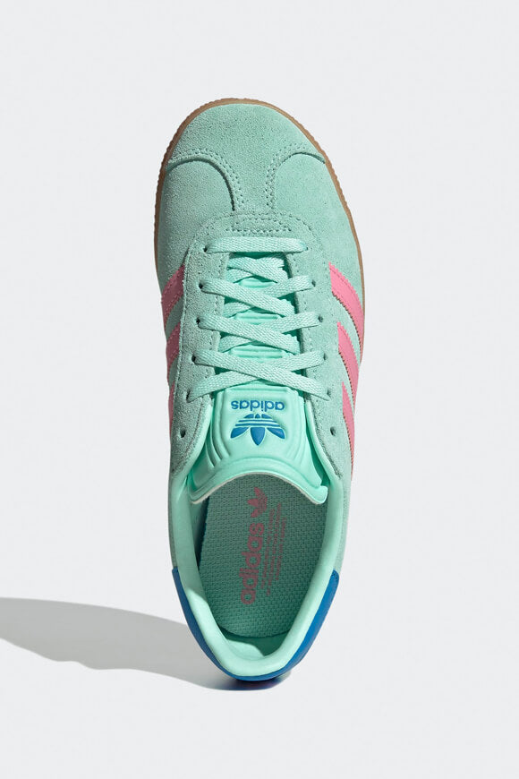Gazelle Sneaker - Clear Mint + Bliss Pink + Bright Blue