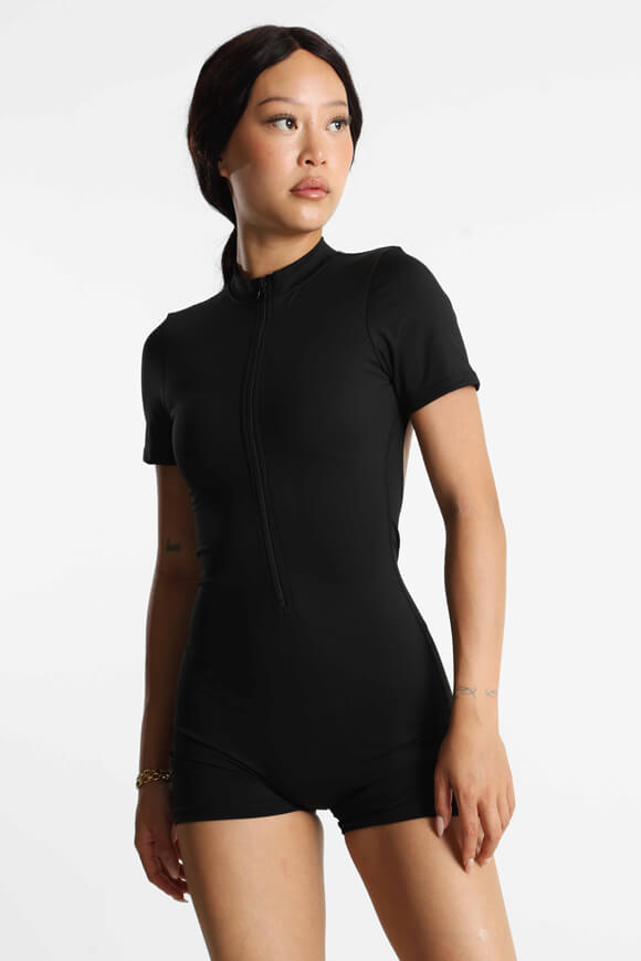 Kurzer Overall - Black