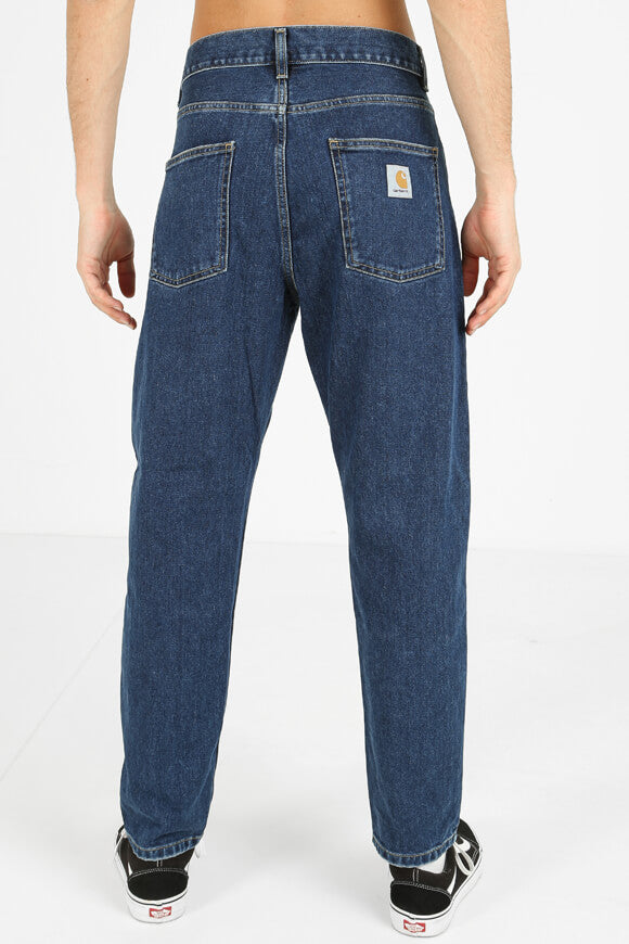 Newel Relaxed Tapered Fit Jeans - Blue Stone Washed