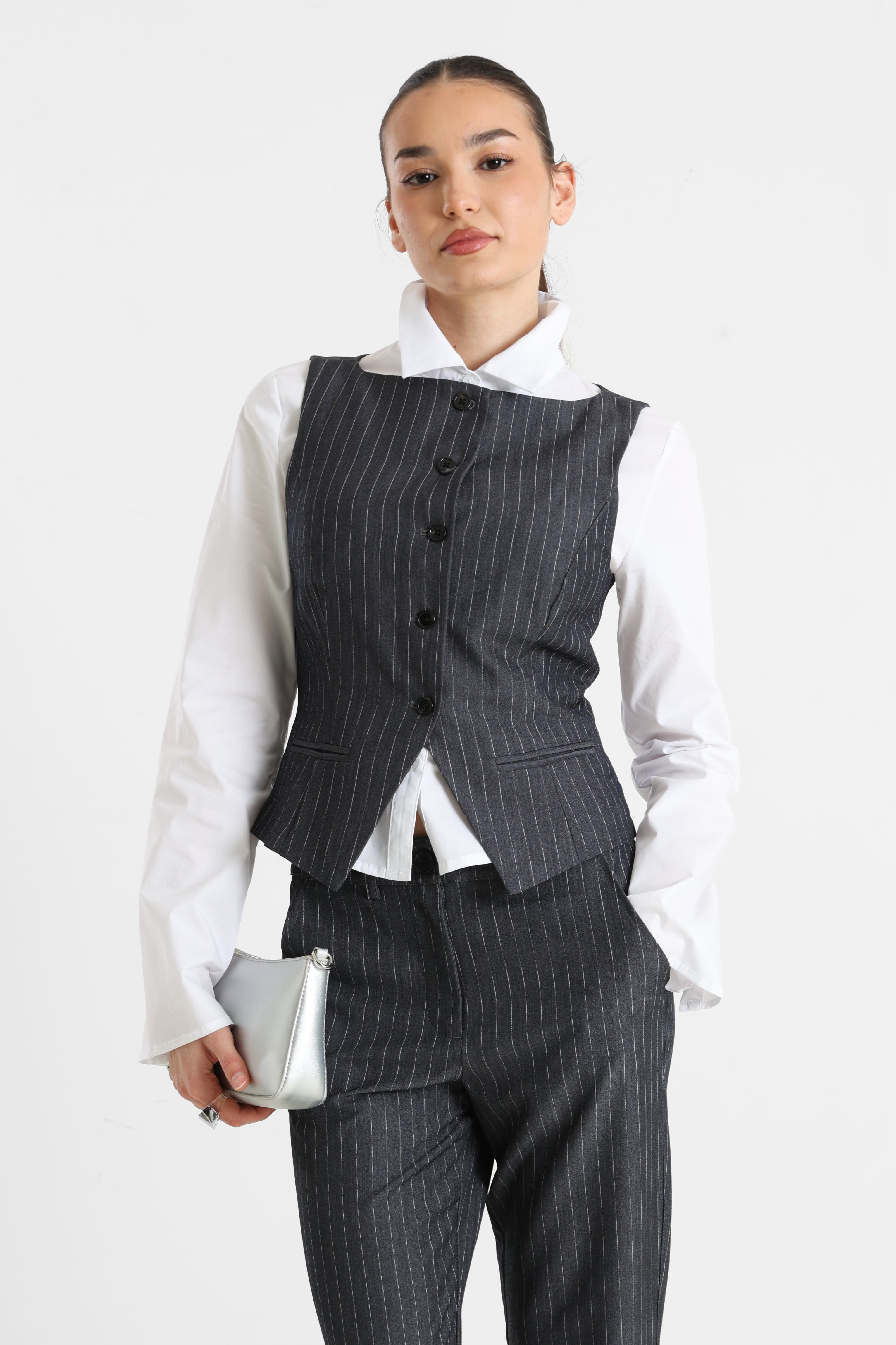 Gilet - Dunkelgrau