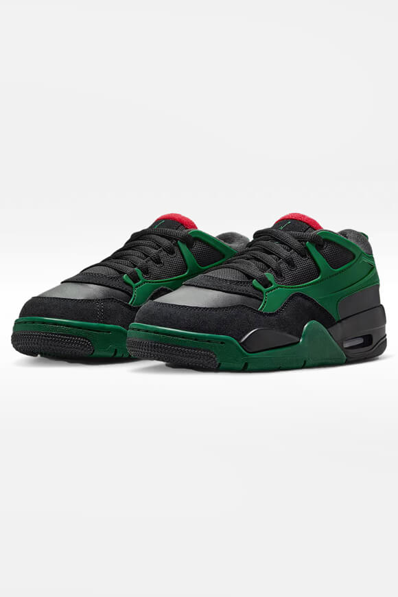 Air Jordan 4 RM Sneaker - Black + Varsity Red + Gorge Green