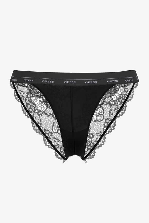 Jane Spitzen-Slip - Black