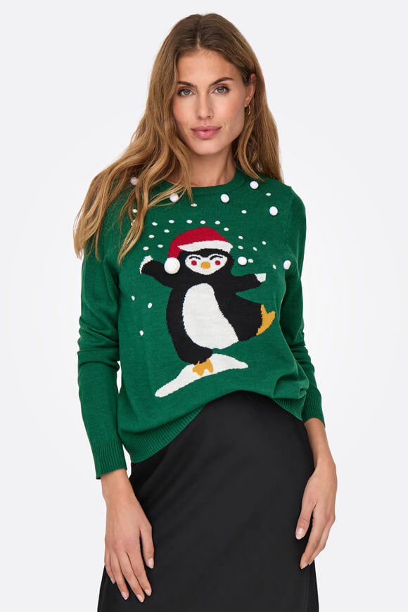 Weihnachtsstrickpullover - Green Jacket