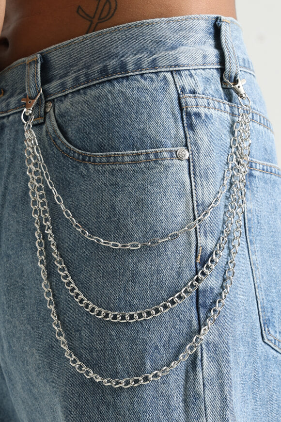 Straight Fit Jeans - Blau Denim