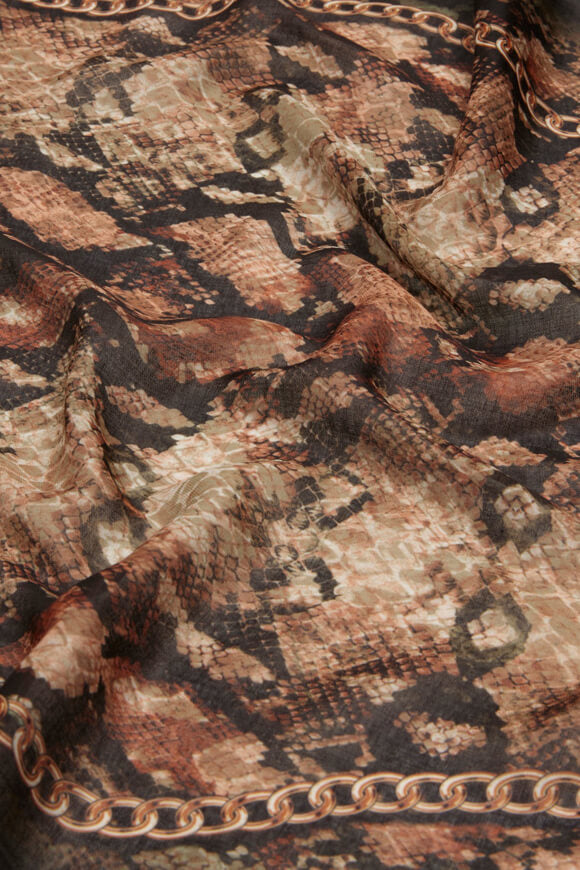 Jane Tuch / Foulard - Black + Brown