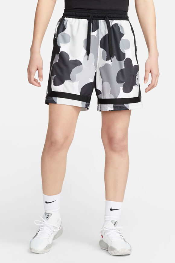 Mesh Shorts - Grau + Schwarz + Weiss