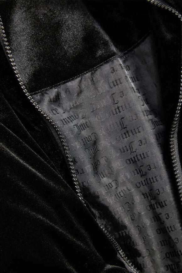 Margo Samt Pufferjacke - Black