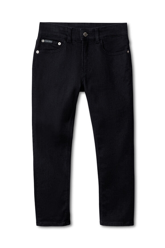 Straight Fit Jeans - Black Denim