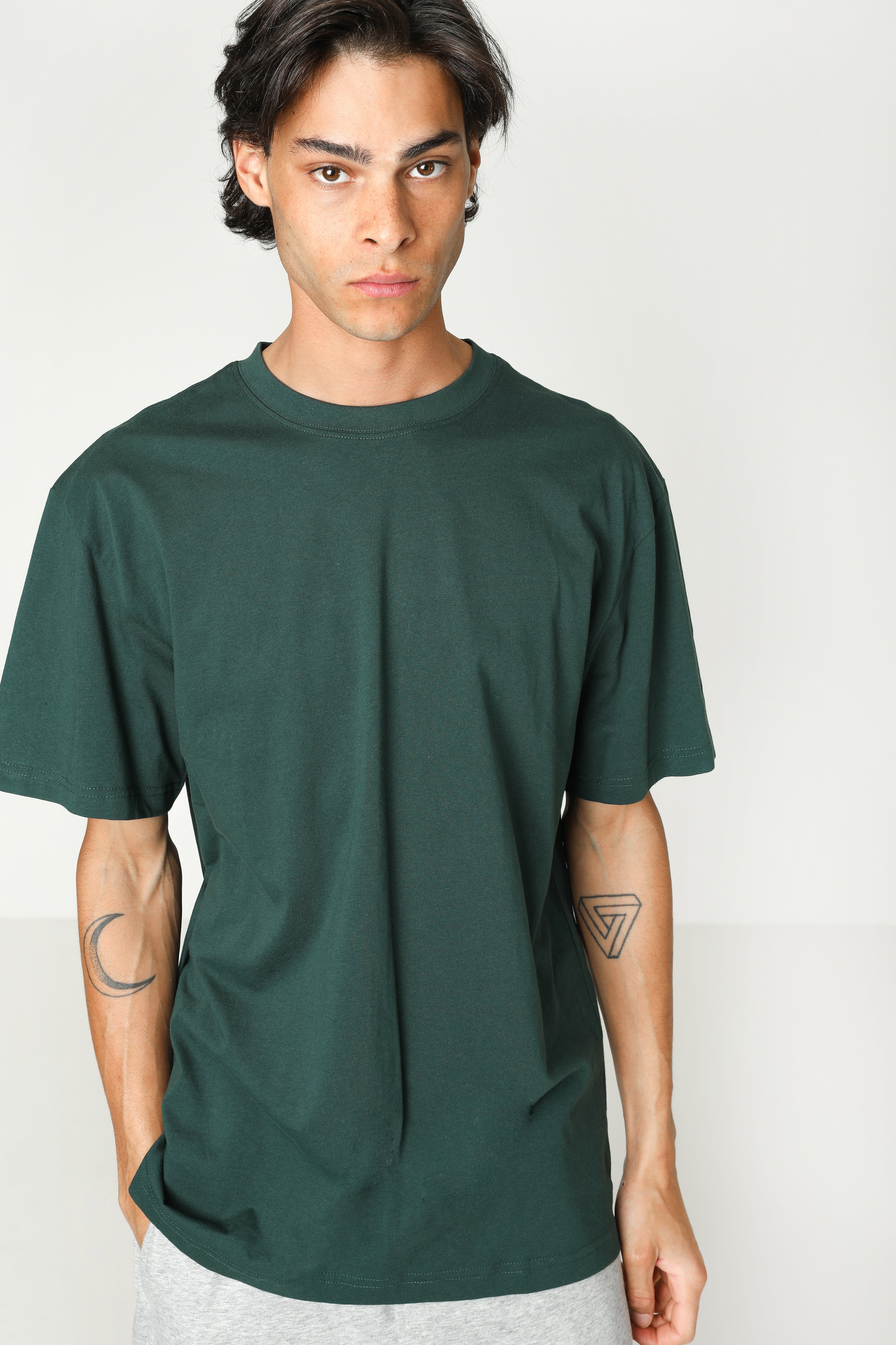 Oversize T-Shirt - Forest Grün