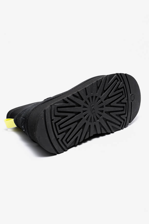 Classic Mini Dipper gefütterte Plateau Stiefelette - Black