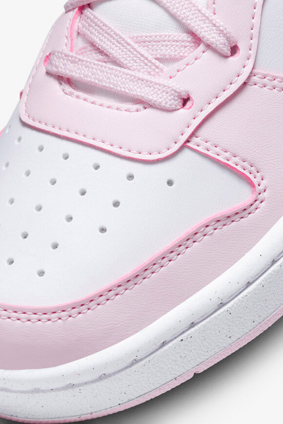 Court Borough Recraft Sneaker - White + Pink Foam