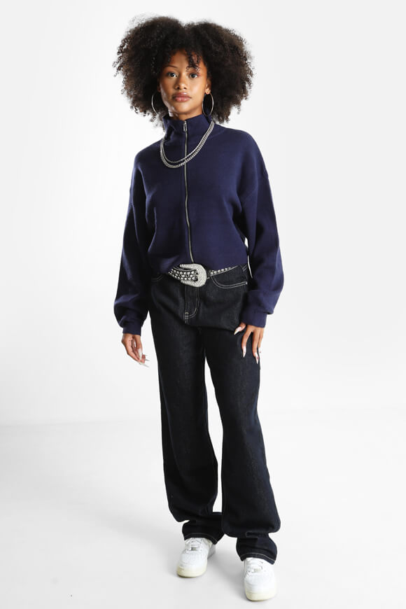 Strickjacke - Marineblau