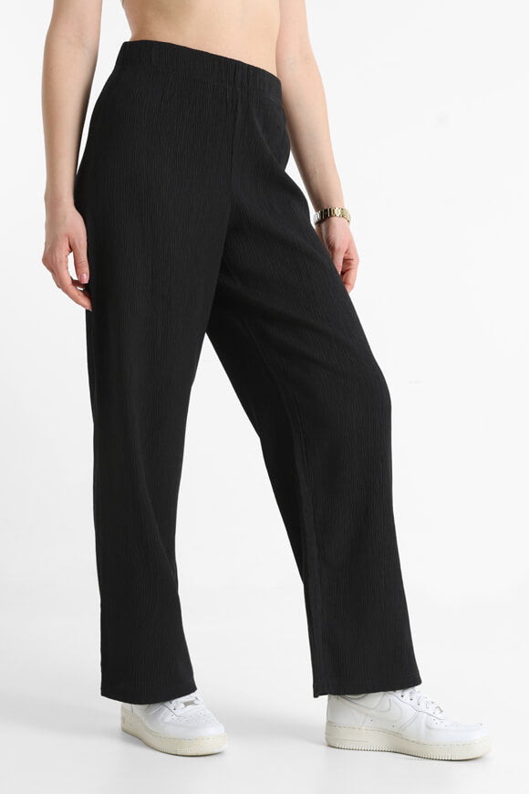Kaylie Strukturierte Stoffhose L32 - Black