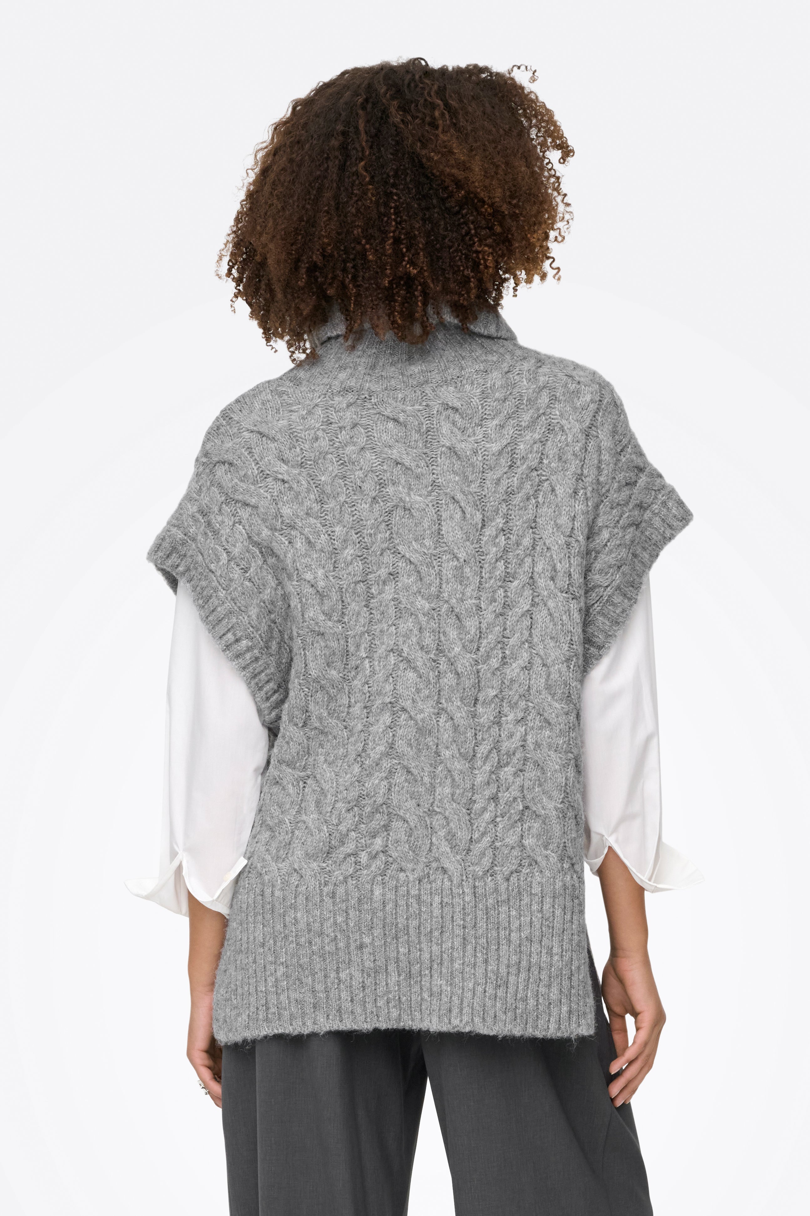 ONLIDA Strickpullunder - Light Grey Melange