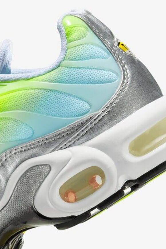 Air Max Plus Sneaker - White + Black + Cyber + Glacier Blue