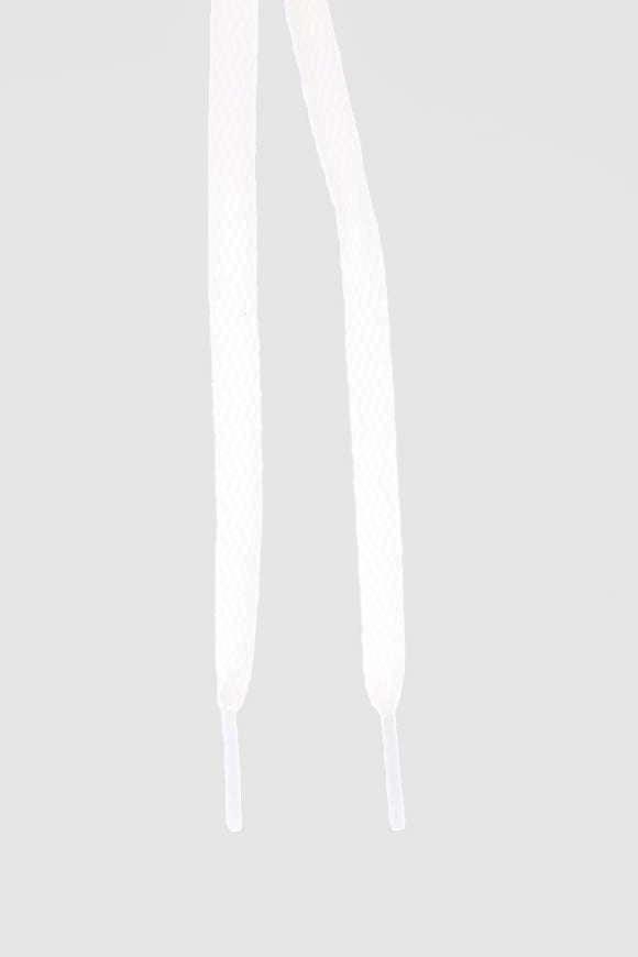 Flache Schnürsenkel - Weiss