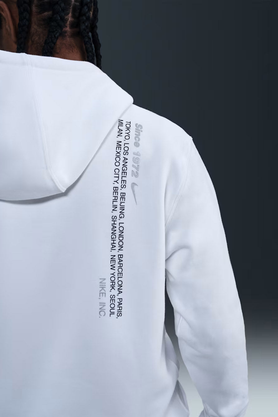 Sportswear Club Fleece Kapuzensweatshirt - White