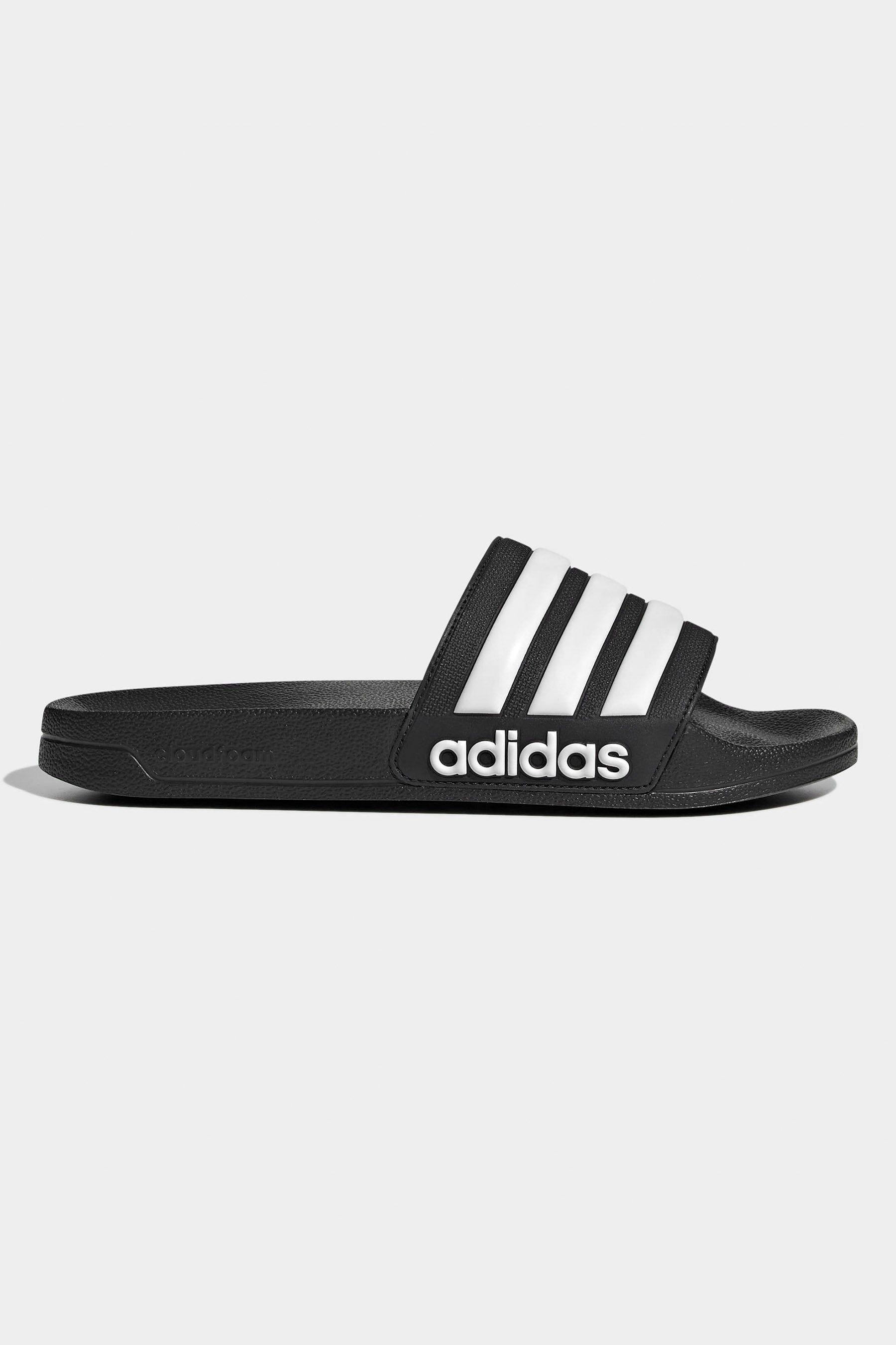 Adilette Pantoletten - Core Black + Cloud White
