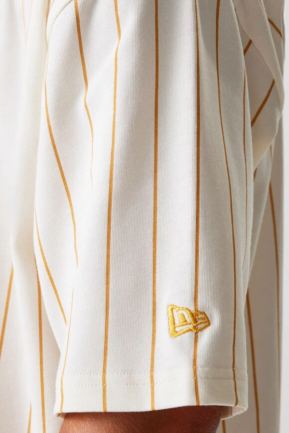 NE Pinstripe Oversize T-Shirt - Offwhite