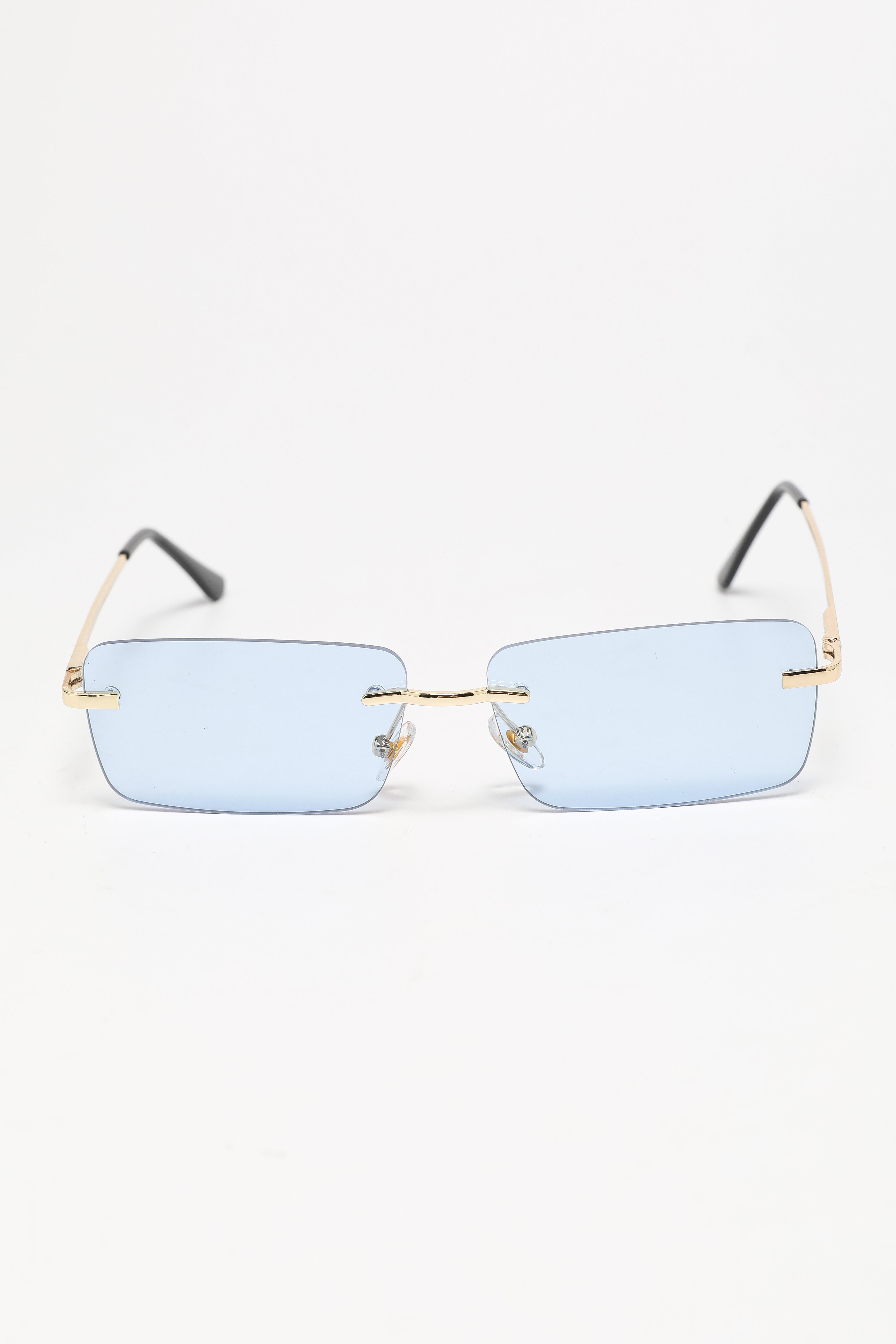 Brille - Gold + Light Blue