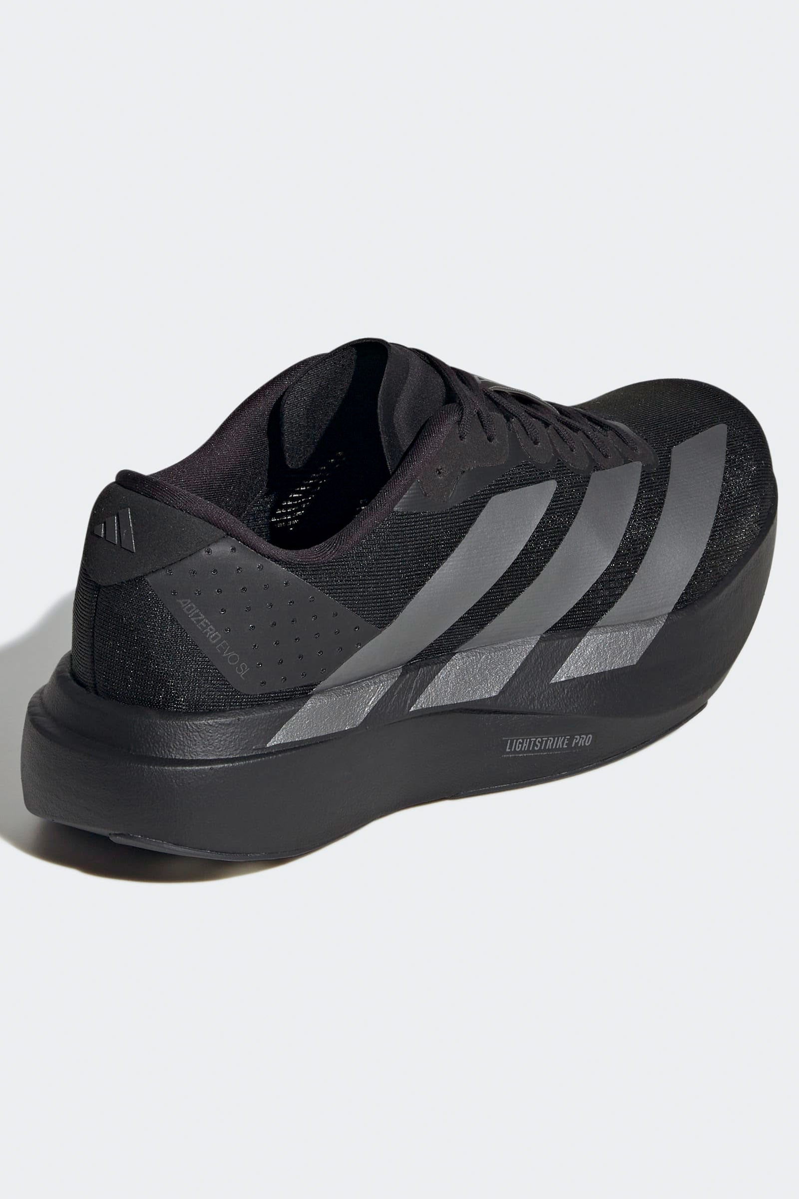 Adizero Evo SL Laufschuhe - Core Black + Iron Metallic