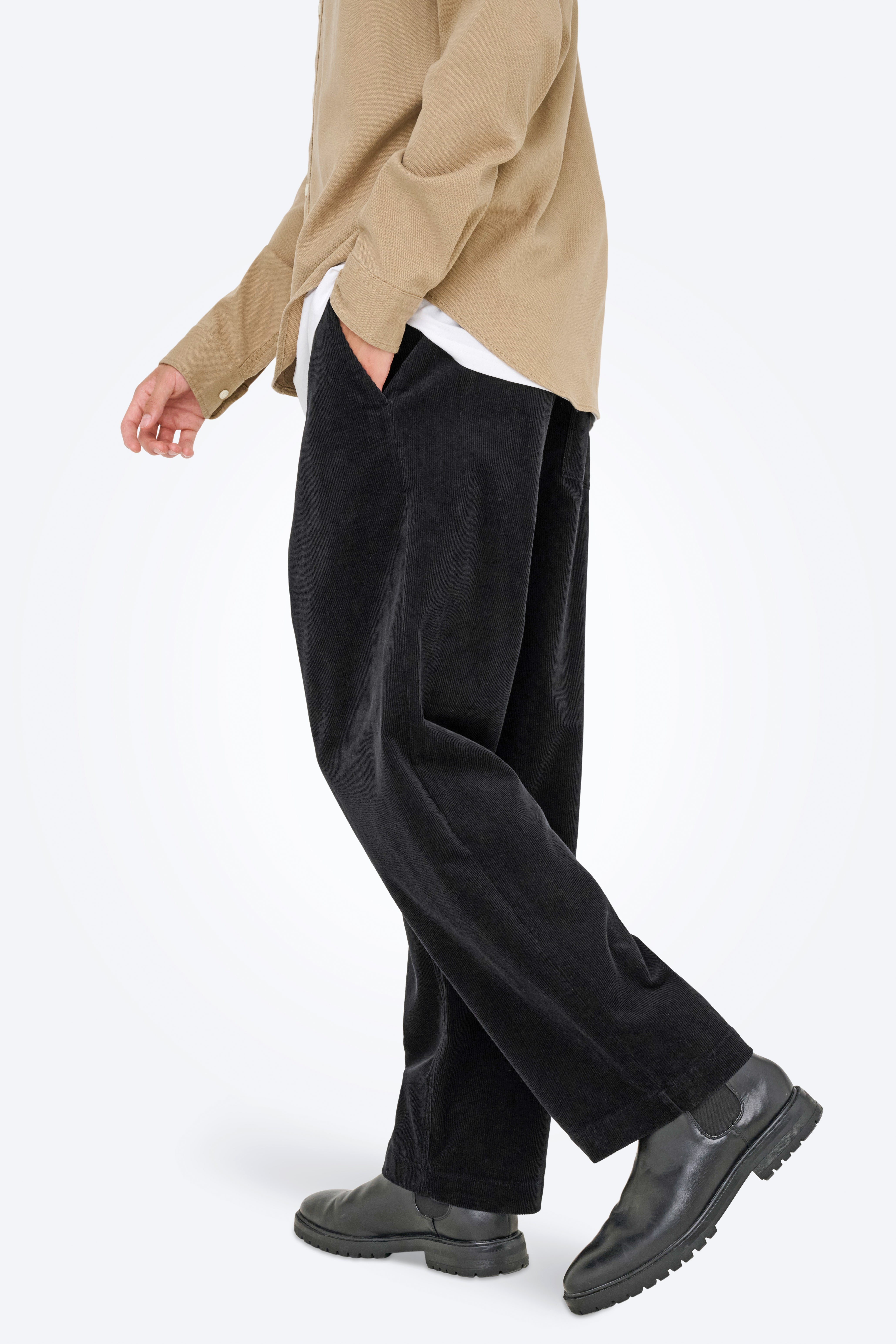 ONSFADE Cord Jogger Pant - Black