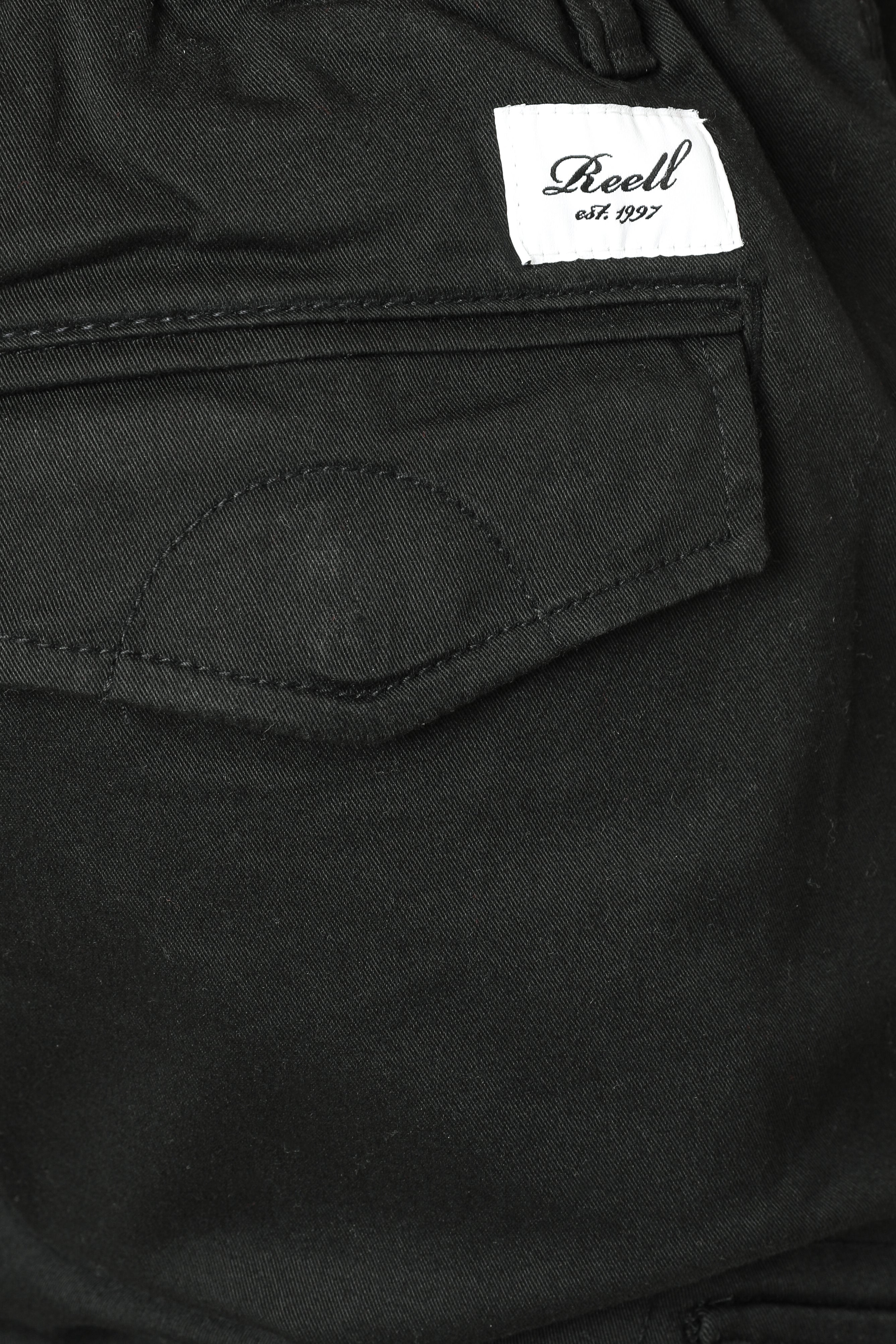 Reflex Rib Cargo Jogger Pant - Schwarz