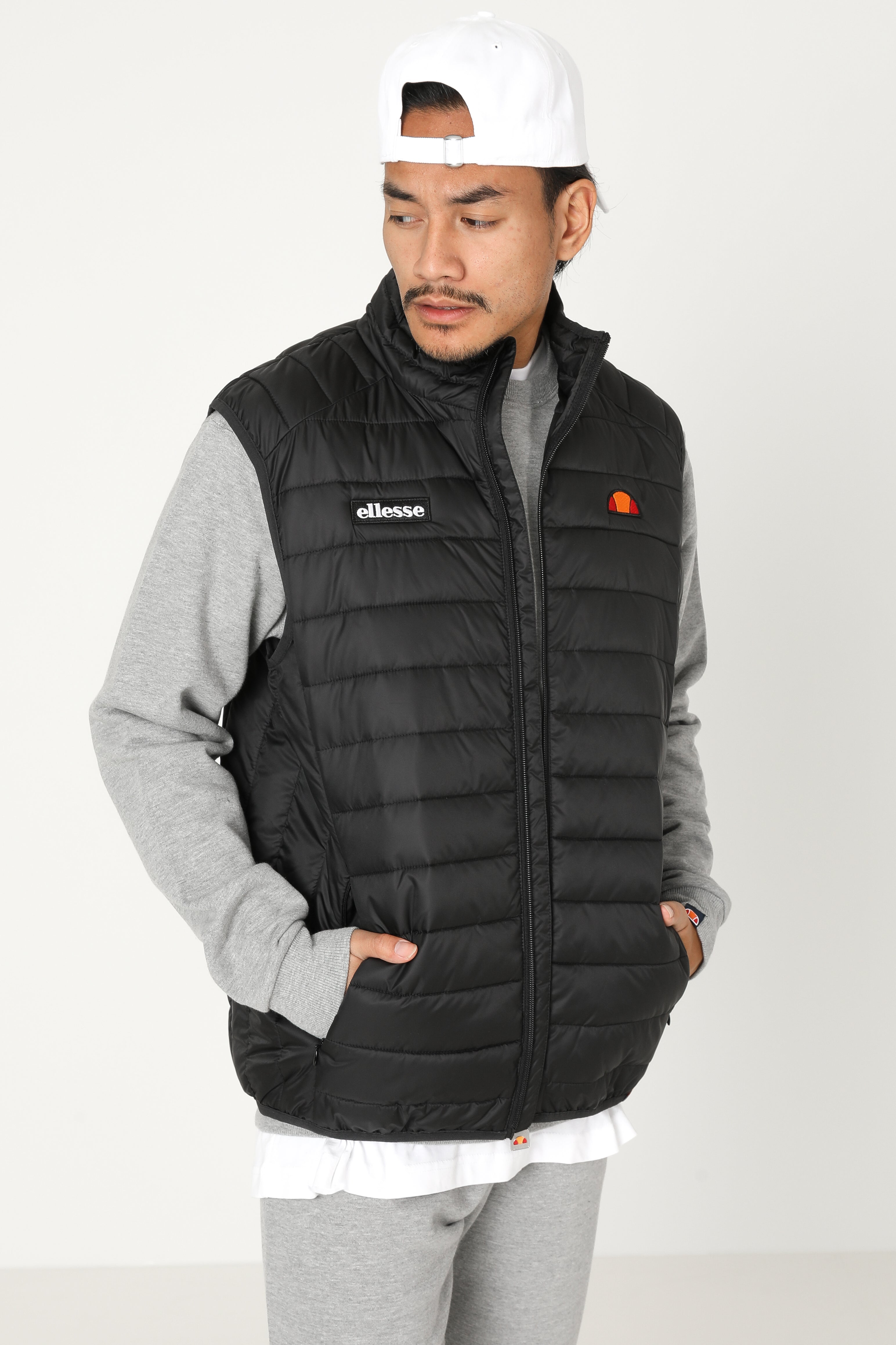 Gestepptes Gilet - Schwarz
