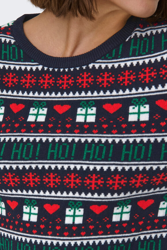 ONLXMAS Weihnachtsstrickpullover - Night Sky