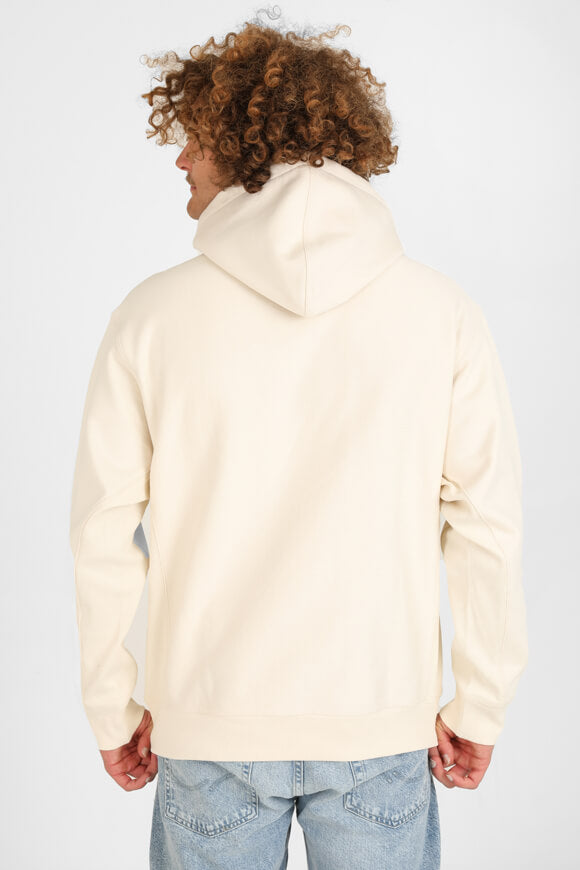 American Script Oversize Kapuzensweatshirt - Natural