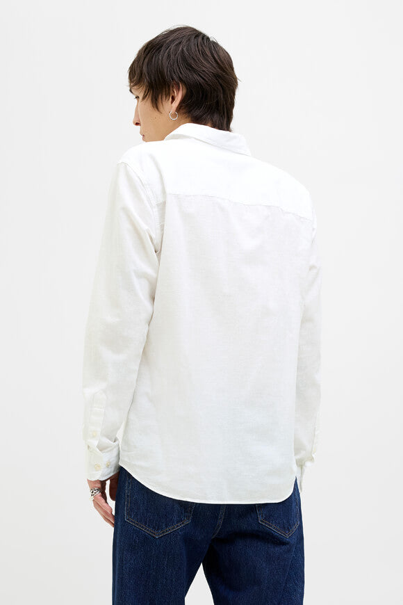 JJEBREEZE Leinenhemd - White
