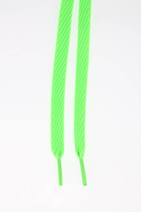 Flache Schnürsenkel - Neon Grün