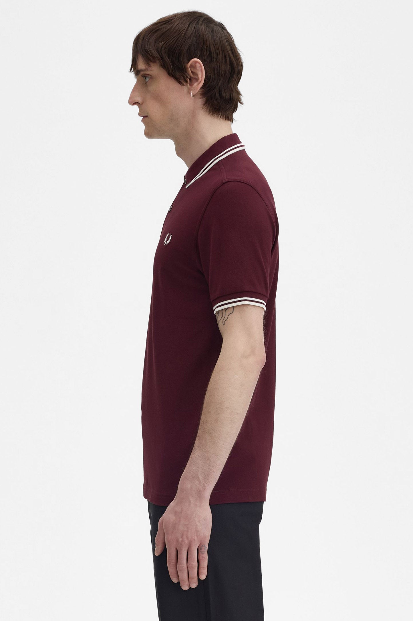 Twin Tipped Poloshirt - Oxblood