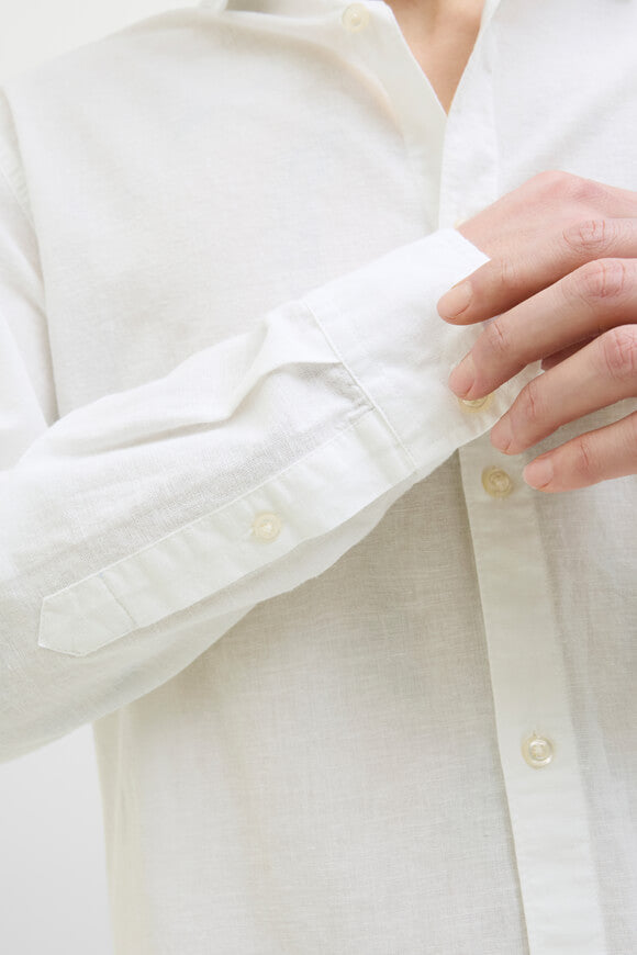 JJEBREEZE Leinenhemd - White