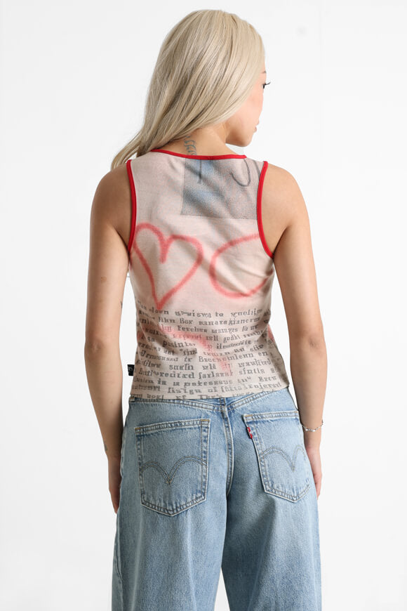 Bobby Crop Tanktop - Beige