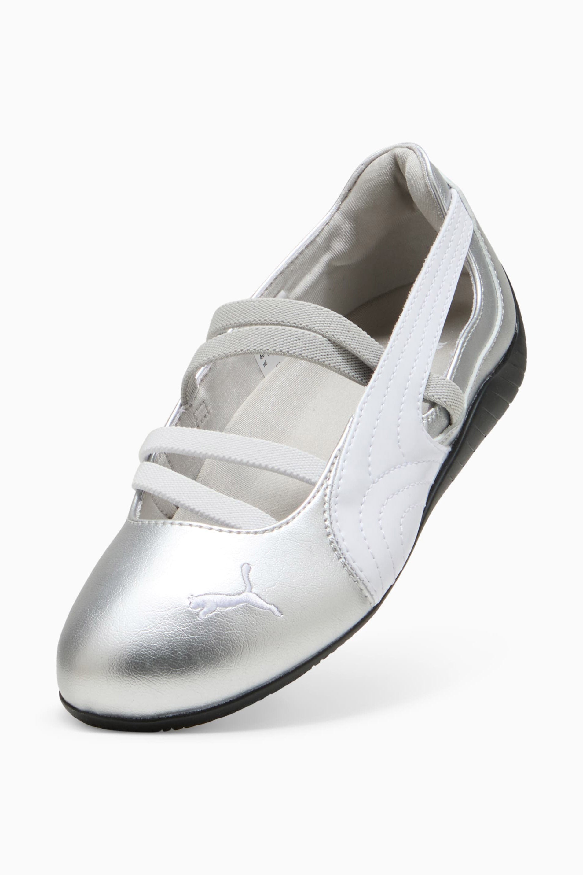 Speedcat Ballerina - Silver Metallic + White