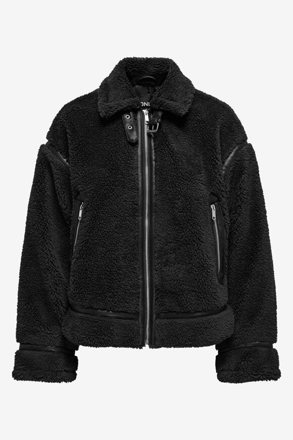 Michelle Teddy Jacke - Black