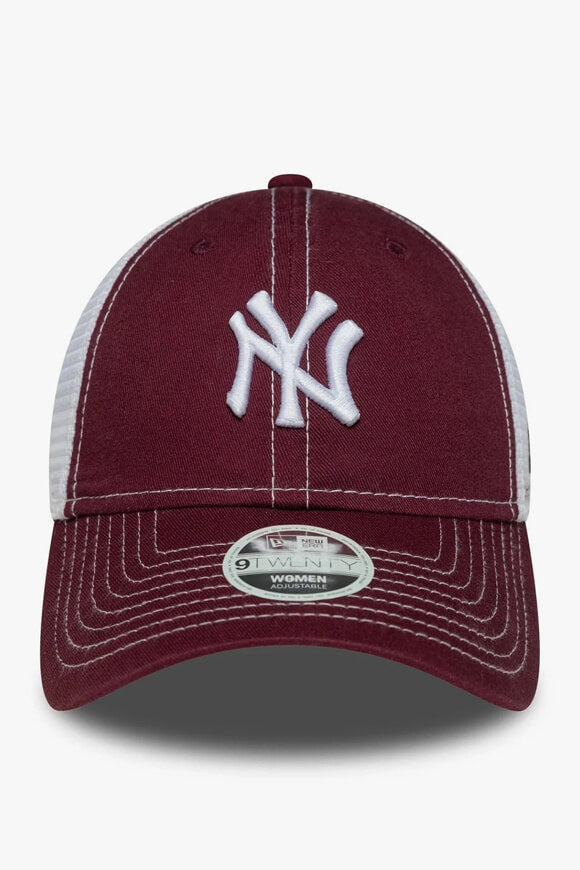 9Twenty Trucker Cap / Strapback - Bordeaux + White