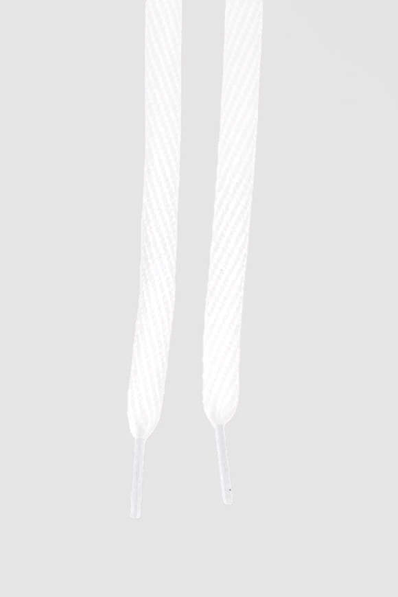 Flache Schnürsenkel - Weiss