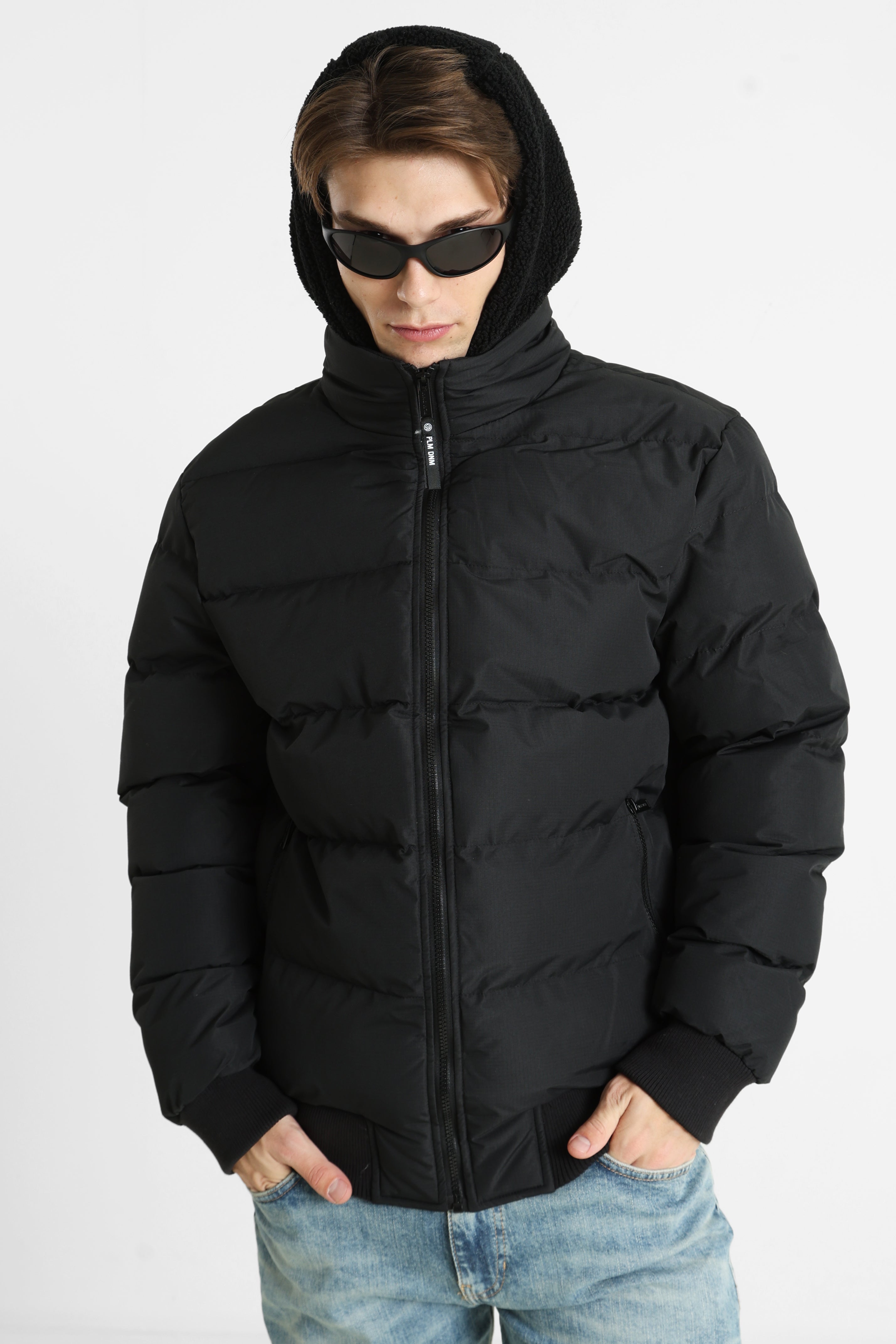 Puffer Bomberjacke - Black